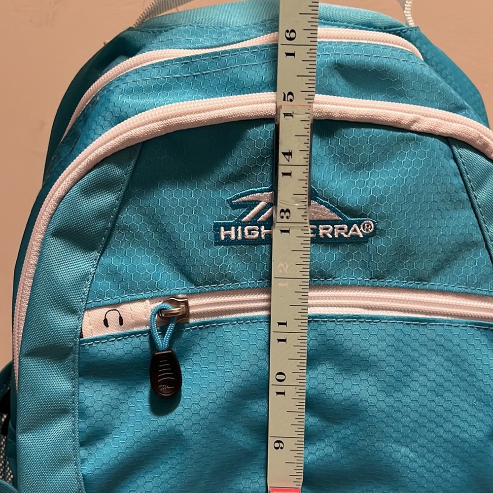 NWT High Sierra backpack turquoise blue - Picture 12 of 14